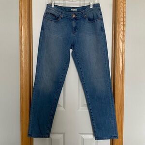 Eileen Fisher Medium Wash Straight Leg Jeans Size 8